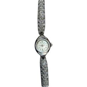 Vintage Art Deco BULOVA Women’s Swiss 10K Gold Cocktail Watch WORKING!